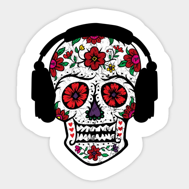 Sugar skull headphones outlet
